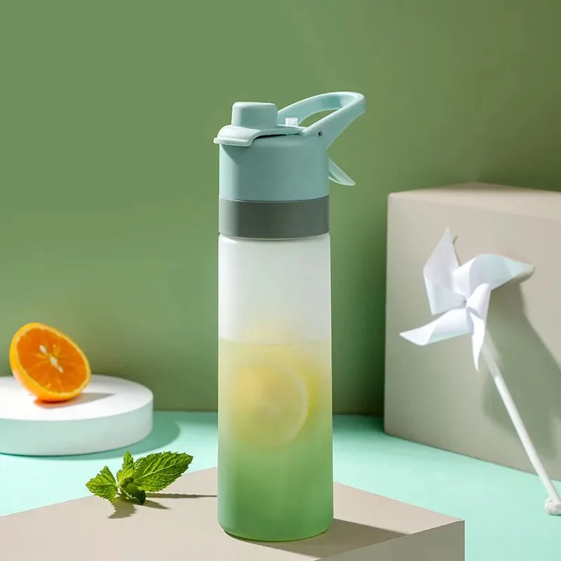 Spray Water Bottle Portable Outdoor Sport Water Bottle for Girls Gym Fitness Drinking Drinkware Hiking Riding Water Bottle