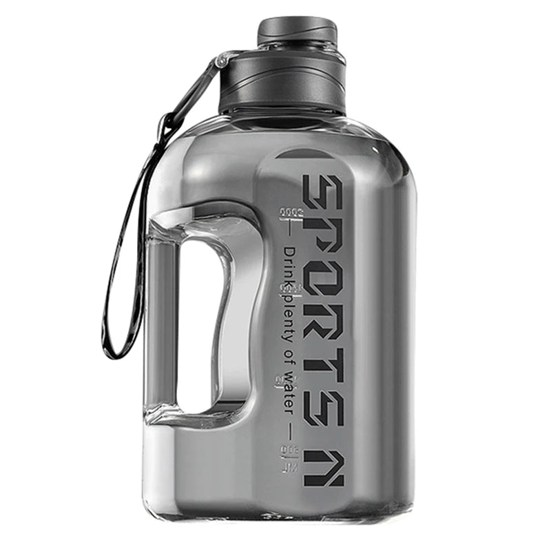  Insulated Water Bottles with Straw Gym Traveling Hiking Camping Hot Water Bottle for Men Women Leakproof Fitness Bottle 2.7l/1.7l