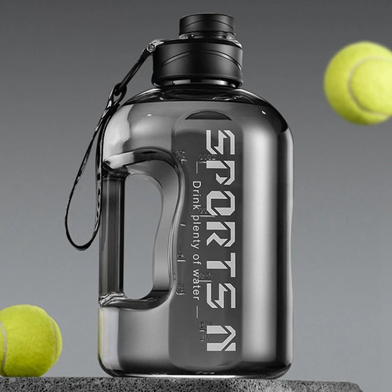  Insulated Water Bottles with Straw Gym Traveling Hiking Camping Hot Water Bottle for Men Women Leakproof Fitness Bottle 2.7l/1.7l