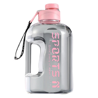  Insulated Water Bottles with Straw Gym Traveling Hiking Camping Hot Water Bottle for Men Women Leakproof Fitness Bottle 2.7l/1.7l