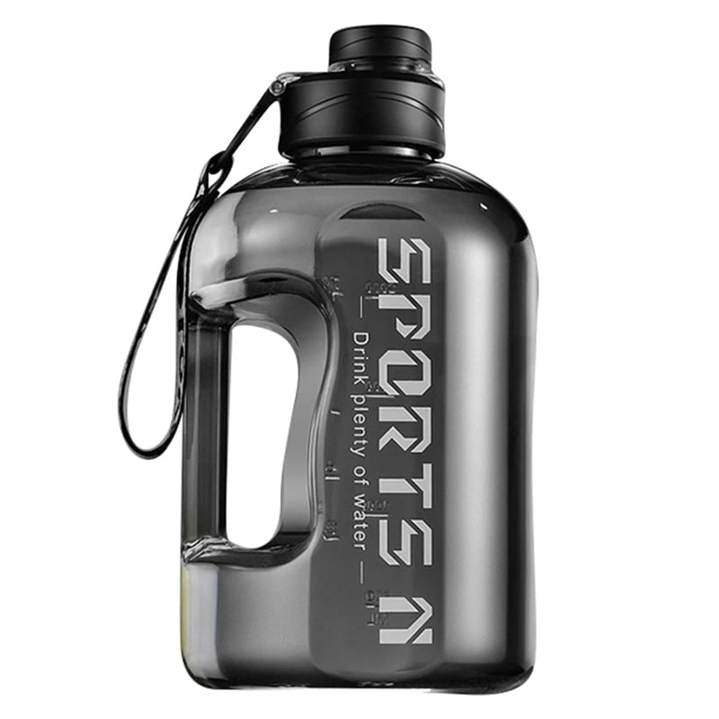  Insulated Water Bottles with Straw Gym Traveling Hiking Camping Hot Water Bottle for Men Women Leakproof Fitness Bottle 2.7l/1.7l