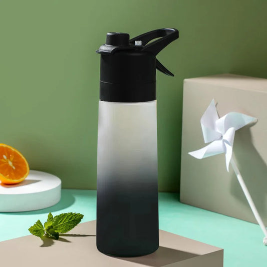  Spray Water Bottle Portable Outdoor Sport Water Bottle for Girls Gym Fitness Drinking Drinkware Hiking Riding Water Bottle