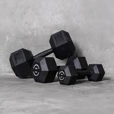 Hexagonal Rubber Coated Dumbell 5Lb/2.5Kg Increasing Gym Fitness Equipment Dumbells Hex Dumbbell Set