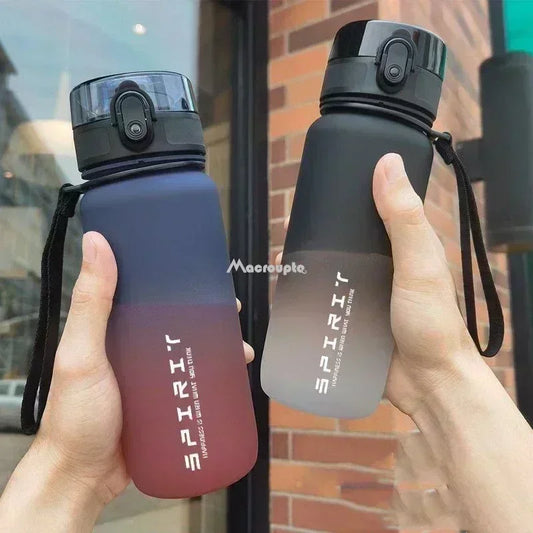  TurboSip: Hydrate like a pro. 0.5/1 Litre Large Capacity Sports Water Bottle Leak Proof  Drinking Outdoor Travel Portable Gym Fitness Bottles,