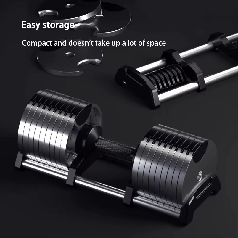Electroplated Dumbbells. Adjustable Internal Rotation, Professional Gym Fitness Dumbbells